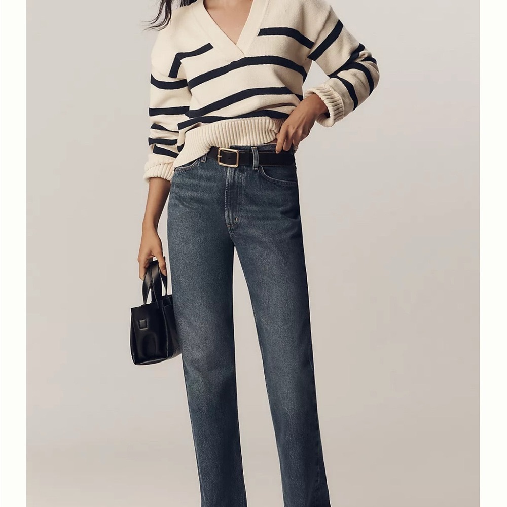 AGOLDE Leena High-Rise Bootcut Jeans